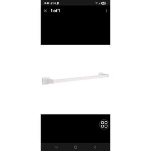 Franklin Brass Futura 24 in. Wall Mount Towel Bar Bath Hardware Accessory White